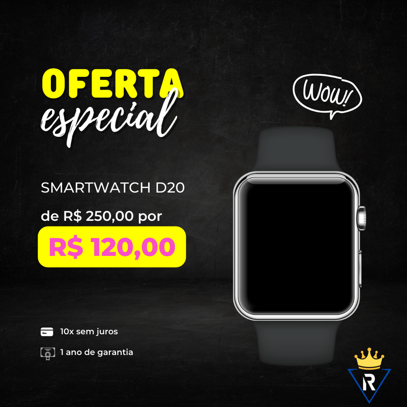 relogio smart watch D20